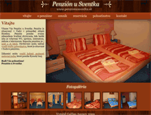 Tablet Screenshot of penzionusventka.sk